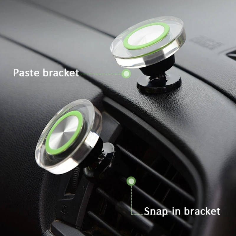 Magnetic Lazy Car Mobile Phone Bracket Metal Magnetic Latte Platform