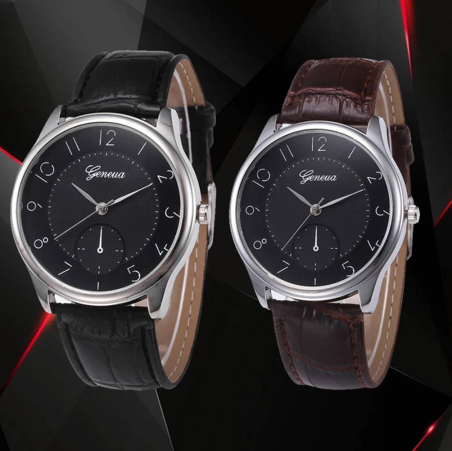 Men's Geneva Business Watch - Black