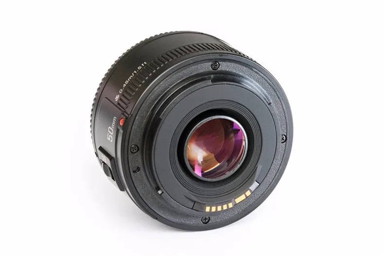 YONGNUO YN50mm Lens fixed focus EF 50mm F1.8 AF/MF lense Large Aperture Auto Focus Lens For Canon
