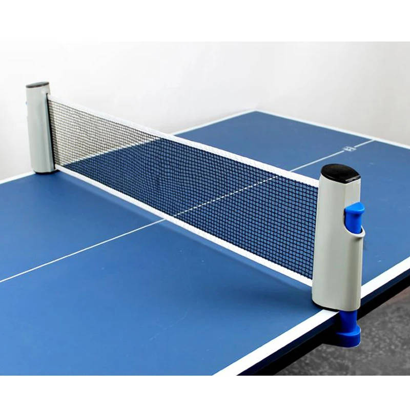 Retractable Table Tennis Table plastic Strong Mesh Net Portable Net Kit Net Rack Replace Kit for Pin