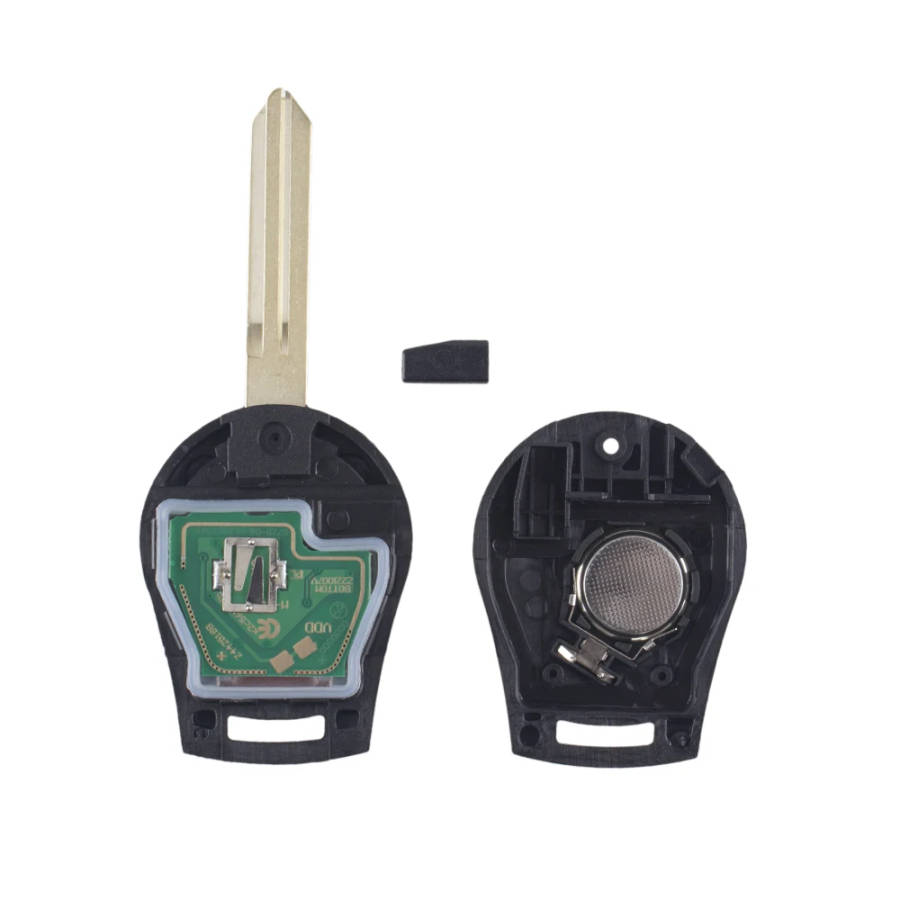 For Nissan Key Qashqai Sunny Sylphy Tiida X-Trail Rogue ID46 Chip Remote Key Fob 4 Buttons