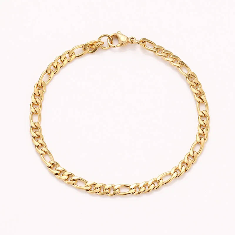 Retail Price R 999 / Genuine 316L Stainless Steel Chain Bracelets For Man Women Gold Color