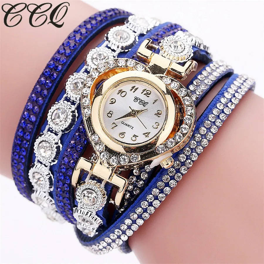 ***STUNNING*** CCQ Brand Fashion Women Bracelet Watch With AAA CZ