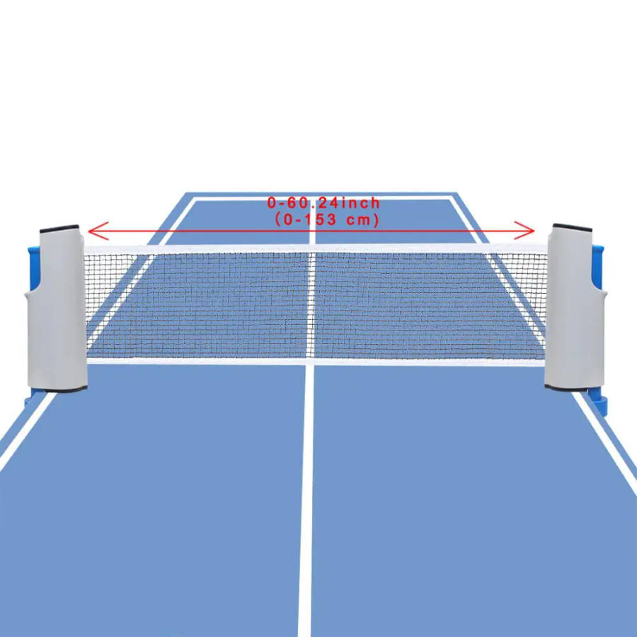 Retractable Table Tennis Table plastic Strong Mesh Net Portable Net Kit Net Rack Replace Kit for Pin