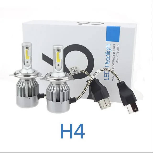 C6 LED Headlights H4 ** Cheapest shipping **
