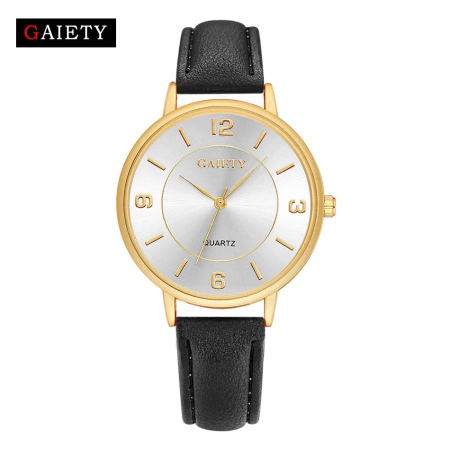 Womens Casual Dress Gold Wrist Watch.