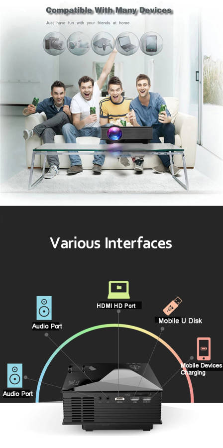 Unic ED Home Projector