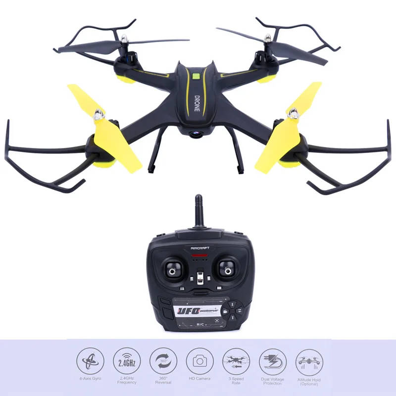 RC Quadcopter Drone with Camera HD 0.3MP 2MP WiFi FPV Camera Drone Remote Control Helicopter