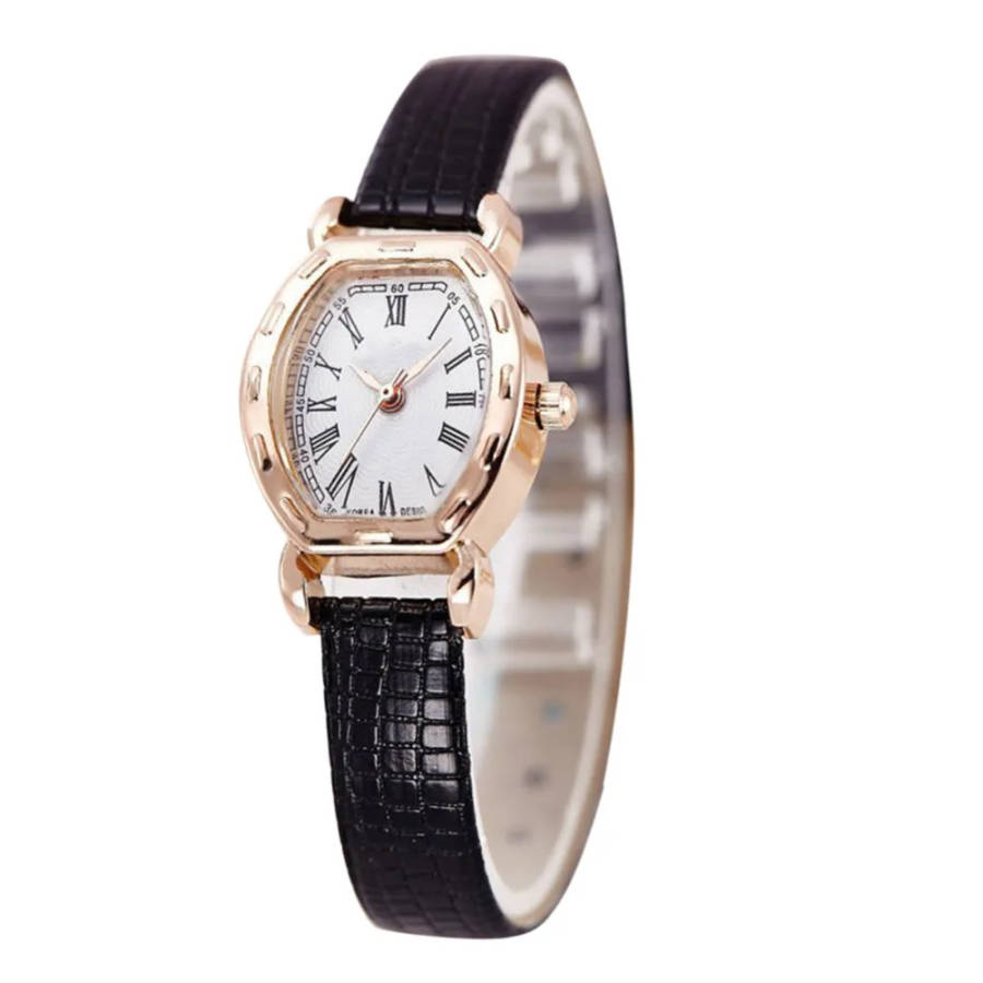 Luxury Womens Gold Plated Quartz Watch.