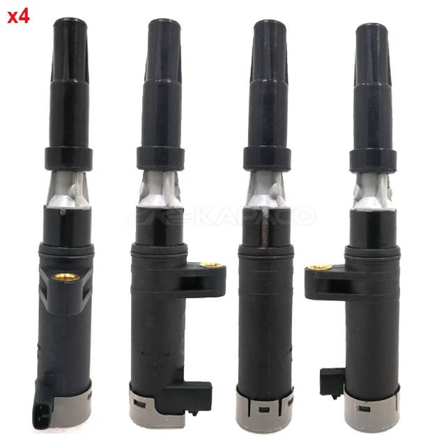 4 pieces Ignition Coil Pack Set 7700107177 For RENAULT CLIO II KANGOO LAGUNA MODUS DACIA LOGAN