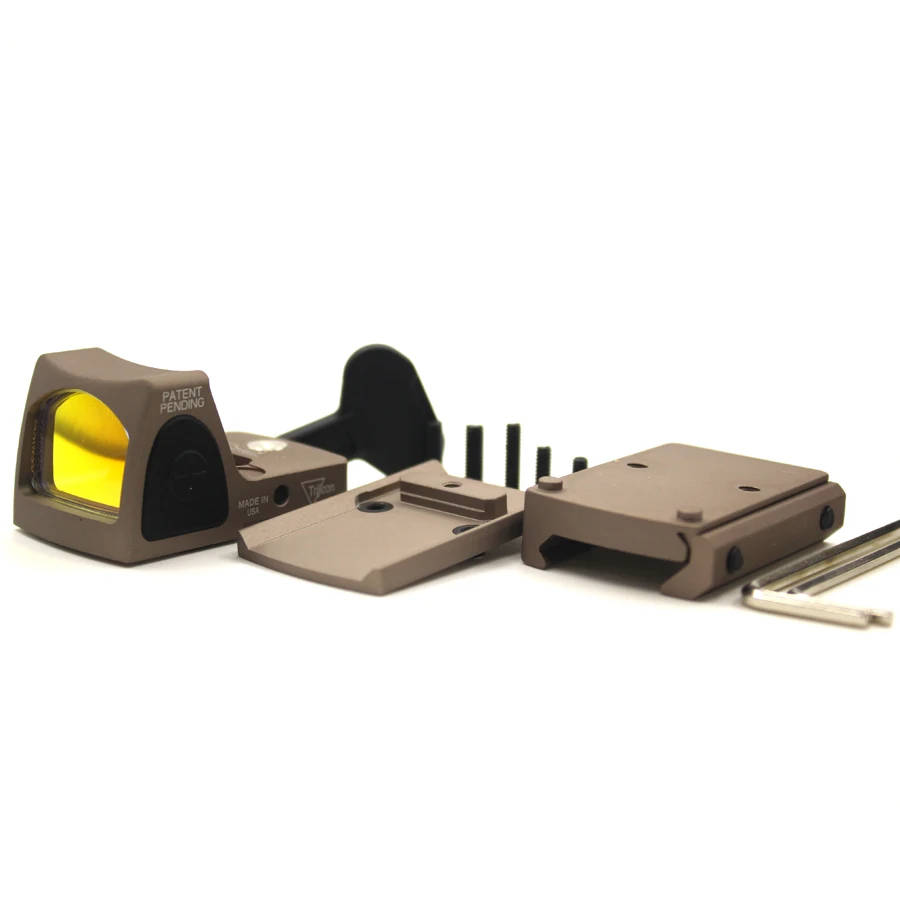 Tactical RMR Reflex Red Dot Sight 3.25 MOA Scope for Glock Hunting Fit 20mm Pictinny Rail Mounts