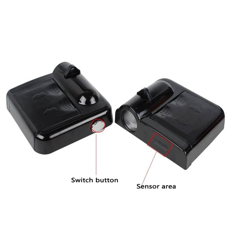 2PCS Wireless Car Projection LED Projector Door Shadow Light Welcome Light Laser Emblem Logo Lamps Kit For Car.17
