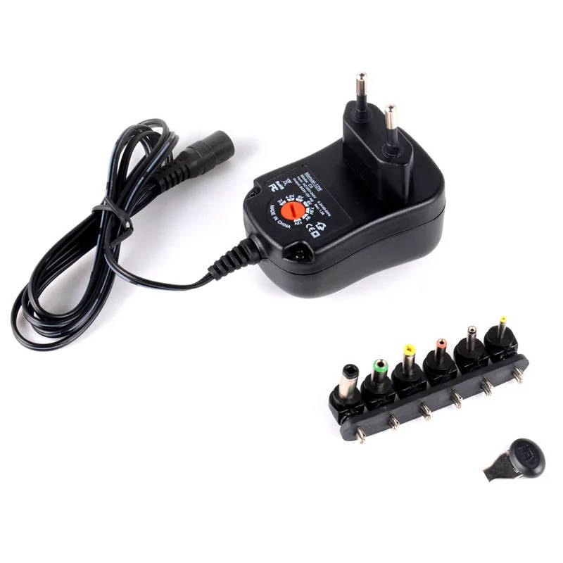 3-12V 12W Adjustable Power Adapter Cable Plug Charger