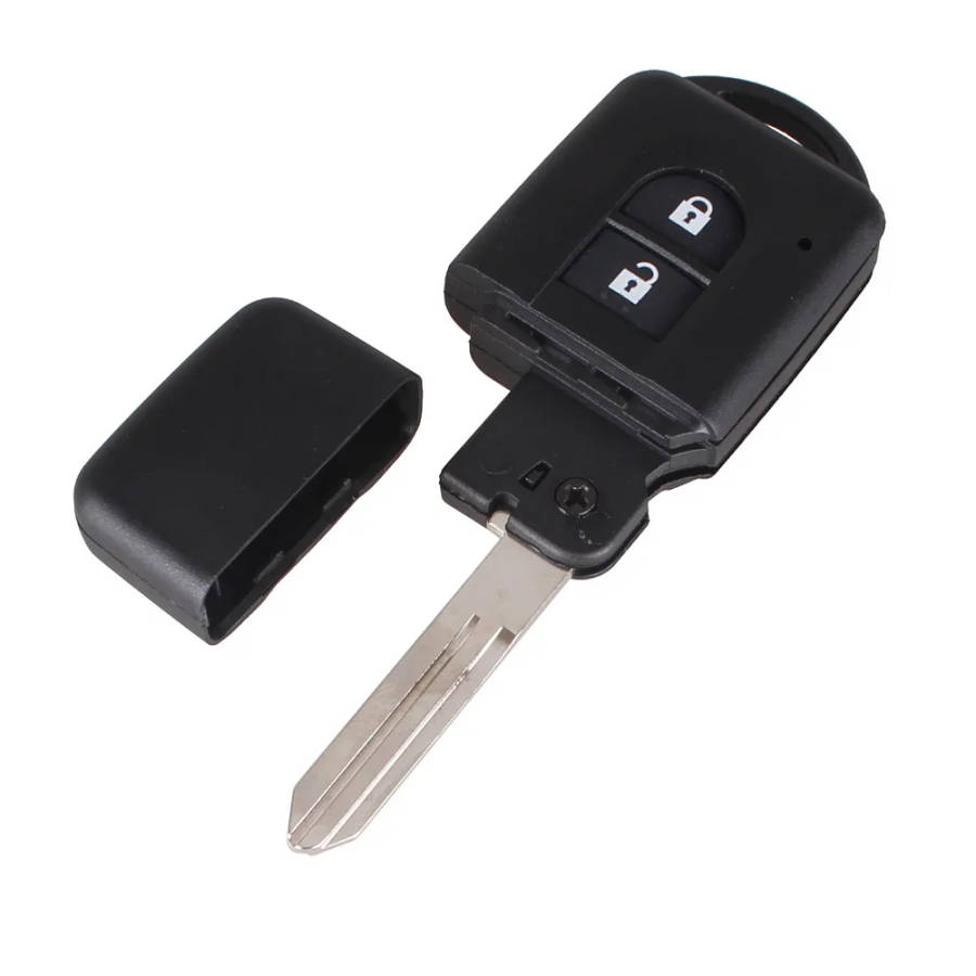 Remote Key Shell Case Fob Keyless Entry 2 Button for Nissan Micra Xtrail Qashqai Juke Duke