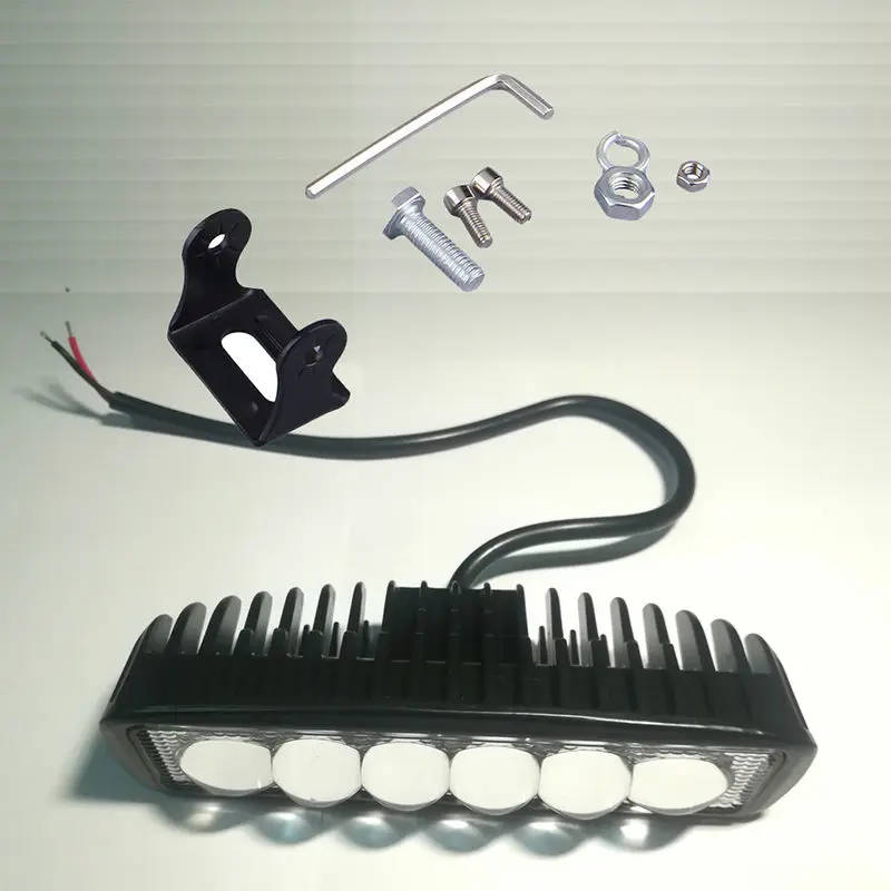 4 2017 Slim 18W LED Work Bar Light Flood Spot 4d new newest off road Offroad Car Truck Lamp ATV 10-30V IP67 Waterproof LED Lamp 6 inch motorcycle led fog light 18w slim fog lamp Spot 18W LED Work Bar Light