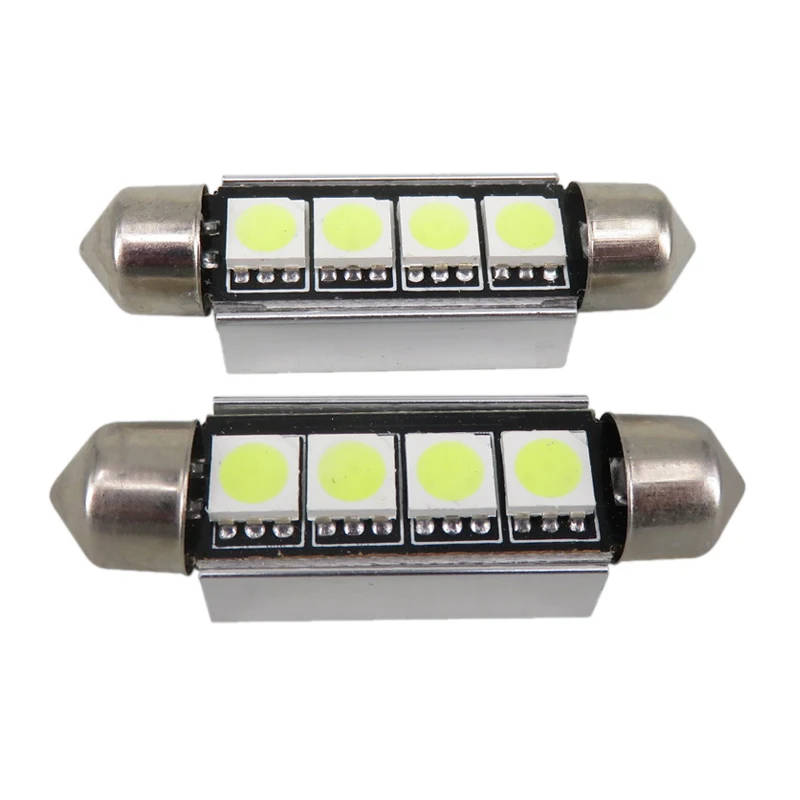 Image result for  High Quality Car Festoon 31mm 36mm 39mm 41mm 4 LED 5050 SMD CANBUS No Error