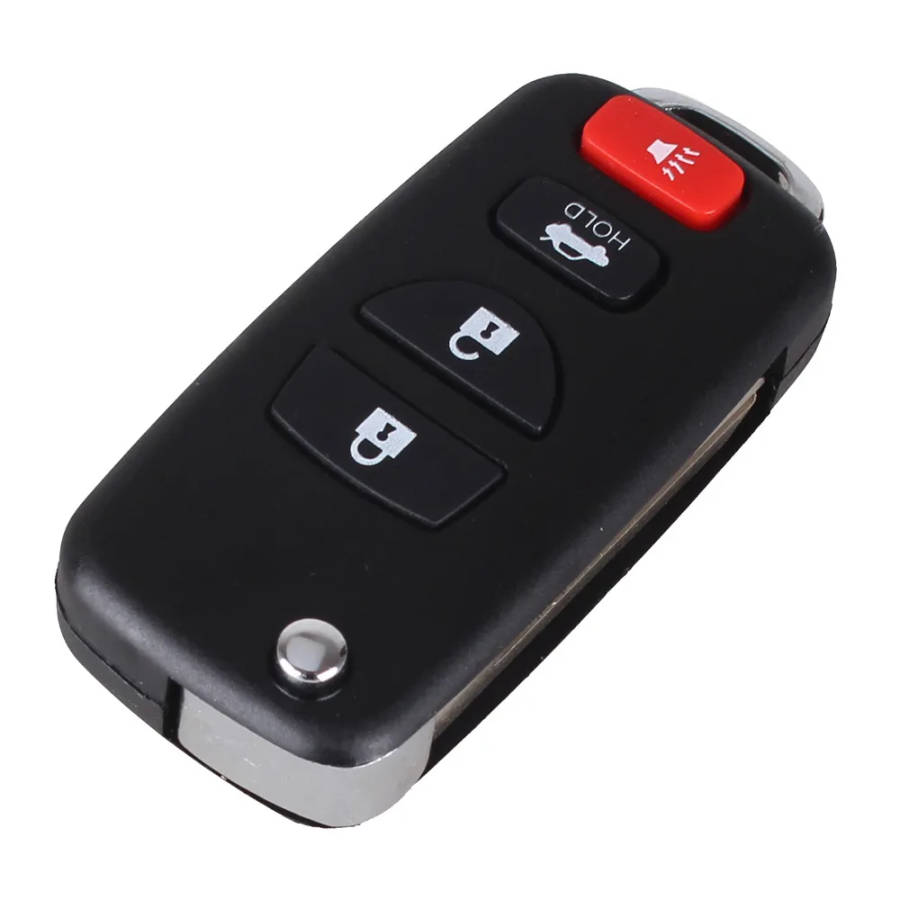 Remote Key Shell Case Folding Flip Fob For INFINITI G35 I35 350Z Nissan Sentra Altima Maxima