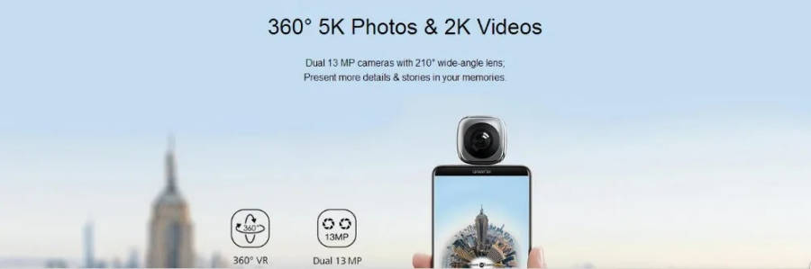 HUAWEI 360 Panoramic VR Camera for Android Smartphones - USB Type-C EnVizion CV60
