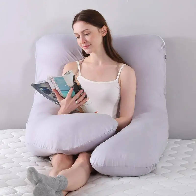 PREGNANT PILLOW (GREY)