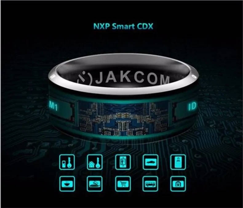 JAKCOM R3F Smart Magic Ring NFC Wear Smart Ring NXP CDX For Android/Windows Phones with Energy Stone