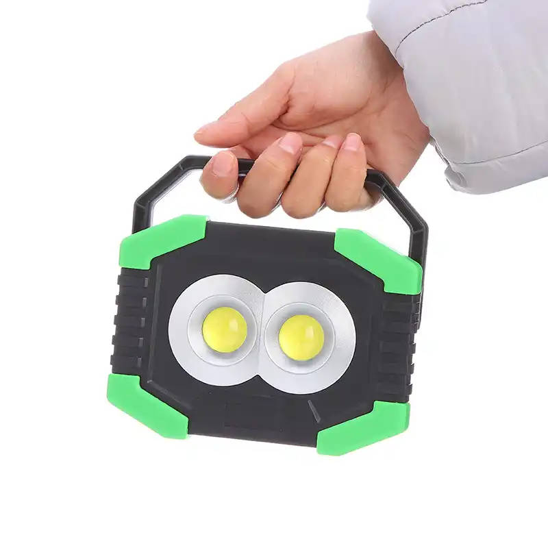 2 x COB Super Bright LED Work Light, 20W, 1000 Lumens, Portable, for BBQ, Camping, Fishing