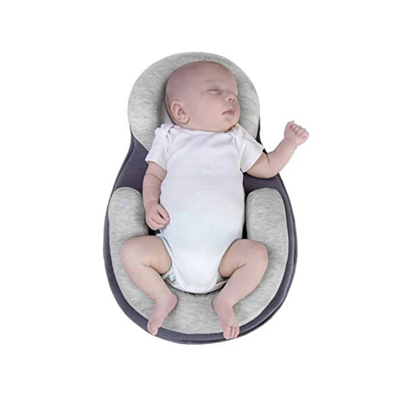 Portable Baby Positioner Pillow Crib Nursery Travel Folding Toddle Bed Bag