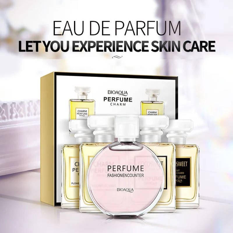 lot of 5 Female Perfumes 100% Natural Fragrances Spray Scent Parfum For Women Liquid Pheromones