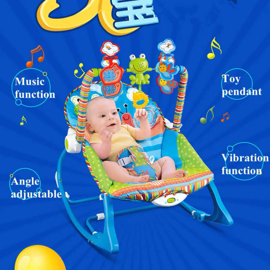Toddler Baby Rocker( Blue)
