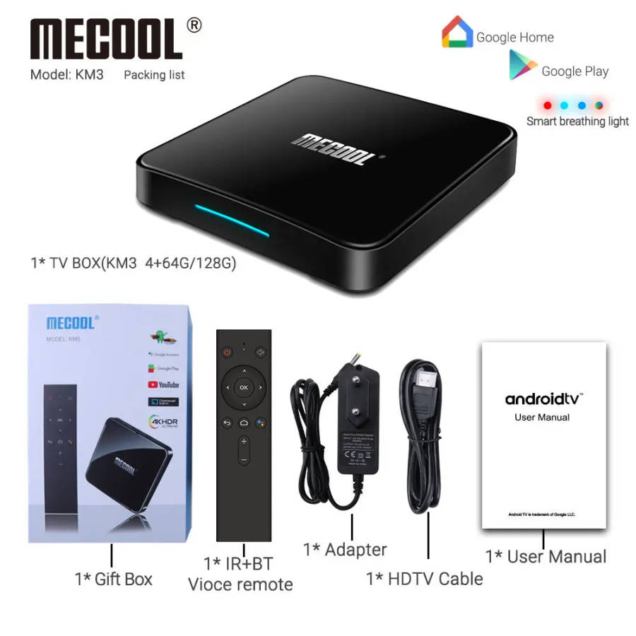 MECOOL-KM3-Android-9-0-TV-Box-4G-DDR4-64G-ROM-Voice-Control-Smart-TV-Box (3)