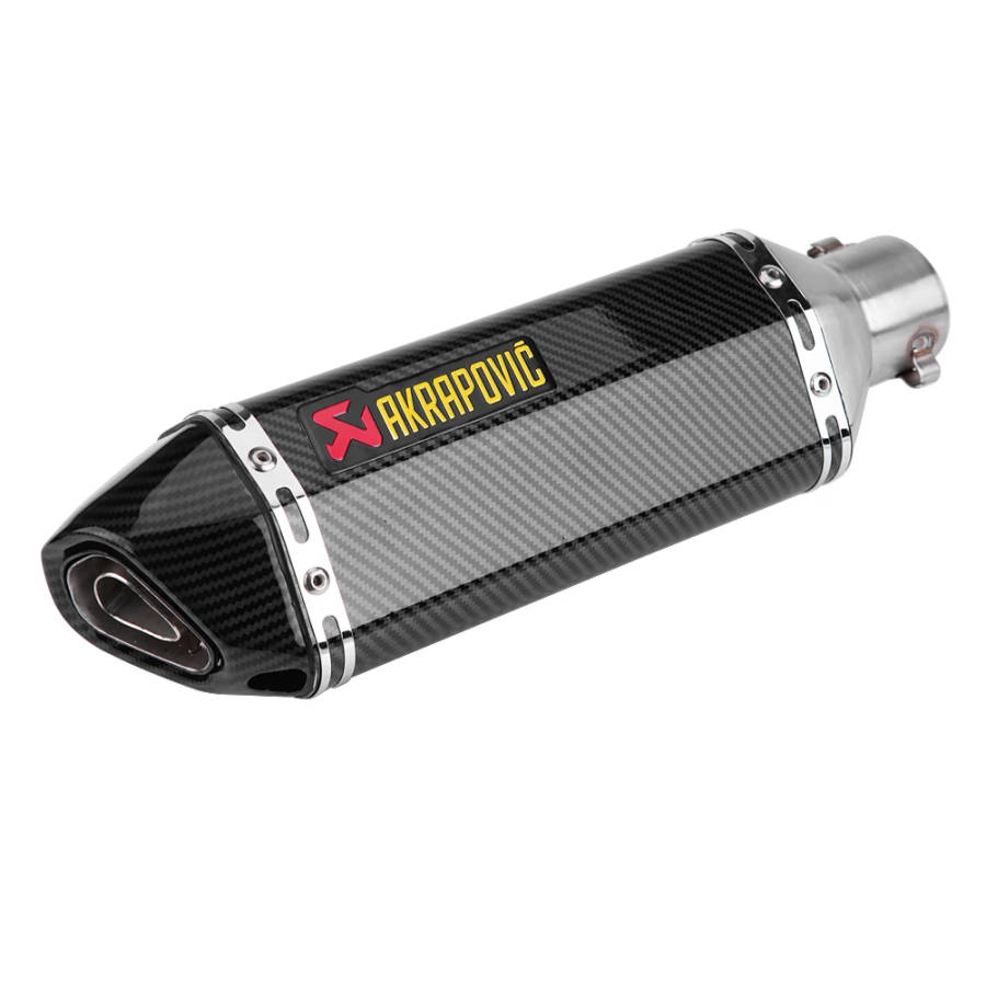 Akrapovic 470mm Universal Carbon Fiber Color Motorcycle Scooter Modified Muffler