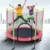 Kids Mini Trampoline With  Net Pad  89 x 27 x 20cm
