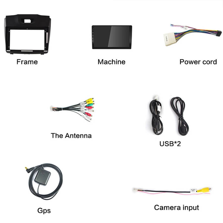 2Din Android For Isuzu D-MAX Chevrolet S10 2015-18 Car Bluetooth Radio Multimedia Player