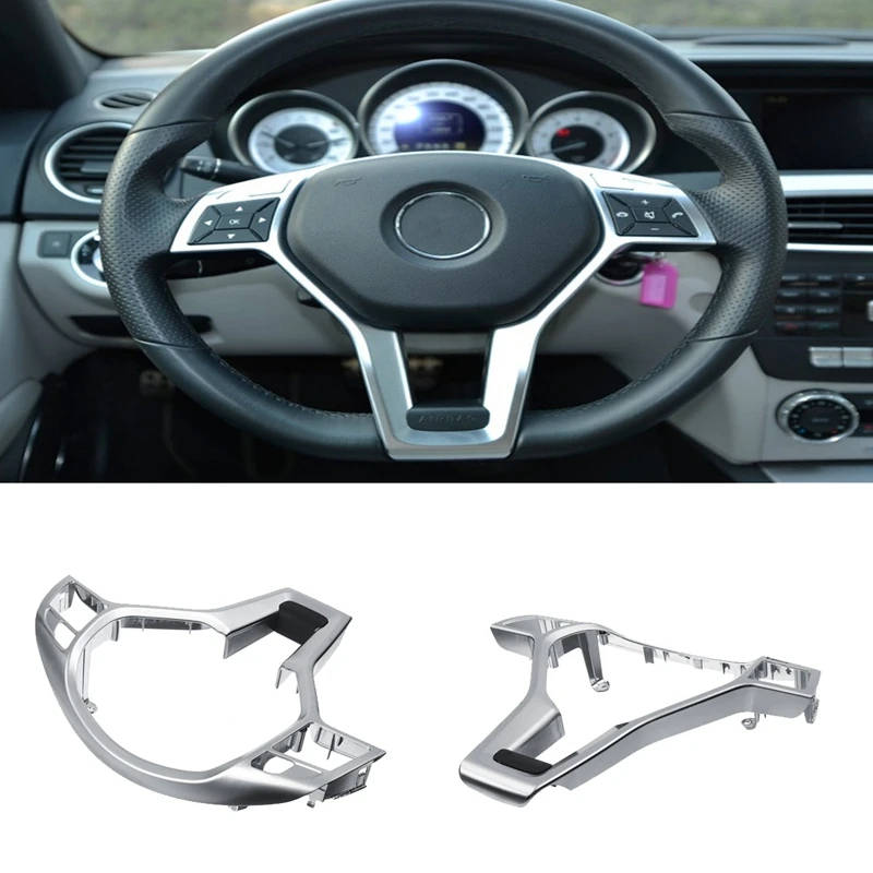 Car Steering Wheel Frame Trim Cover for Mercedes Benz A C E GLA CLA CLS Class W176 W204 W212