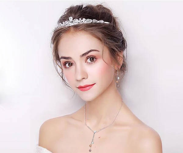 100% GENUINE PEARL -  Genuine 925 Sterling Silver Necklace - White PEARL