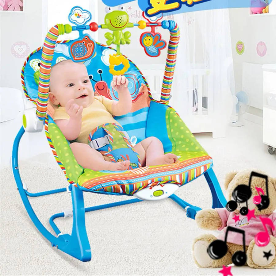 Toddler Baby Rocker( Blue)