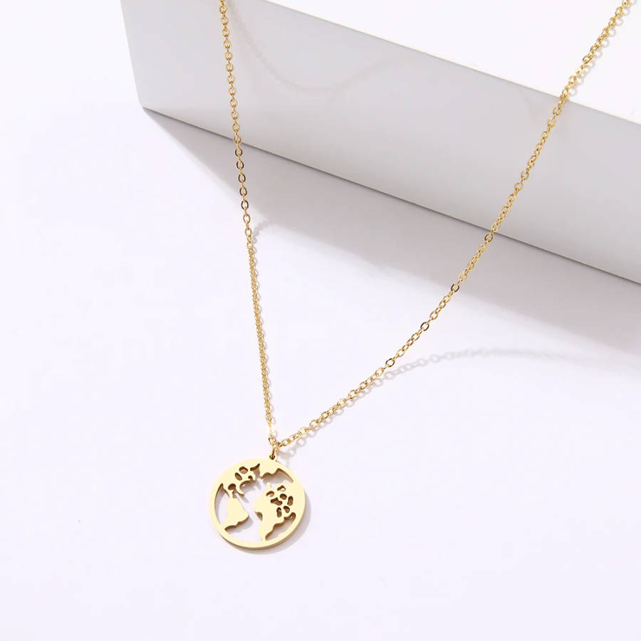 Retail Price R 850 / Genuine Stainless Steel Necklace Gold Color