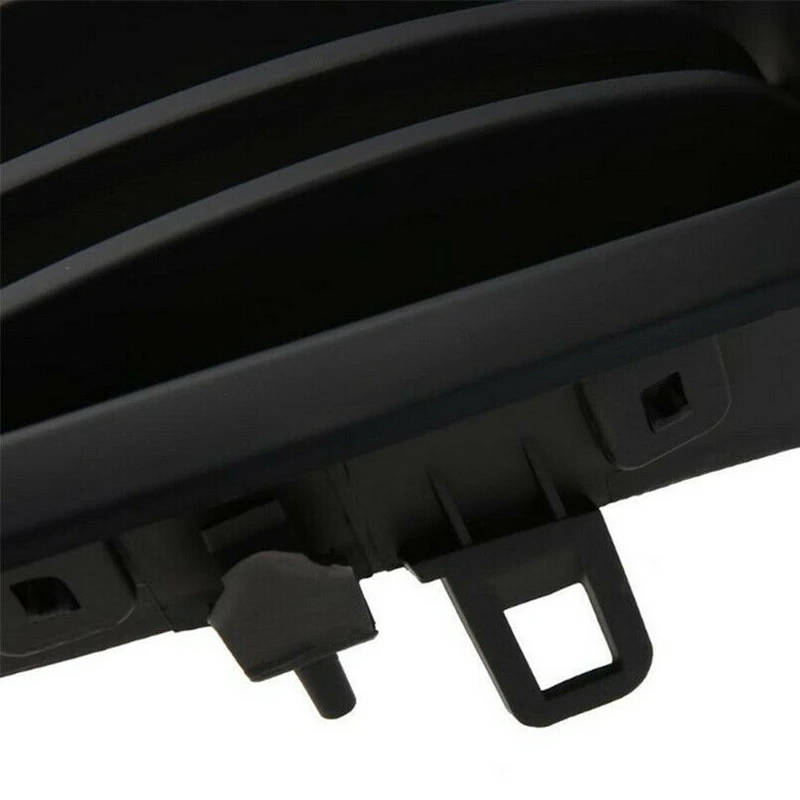 Matte Black Front Bumper Dual Slat Front Kidney Grill Grille For-BMW X5 X6 E70 E71 2007-2014