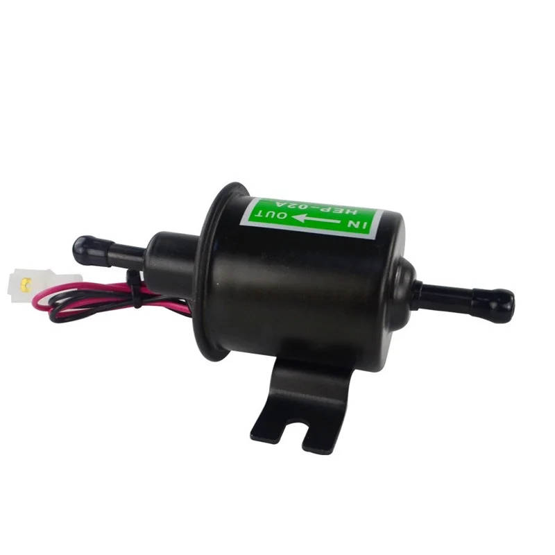 12V Heavy Duty Electric Fuel Pump Metal Solid Petrol Inline Fuel Pump Gasoline Transfer Pump