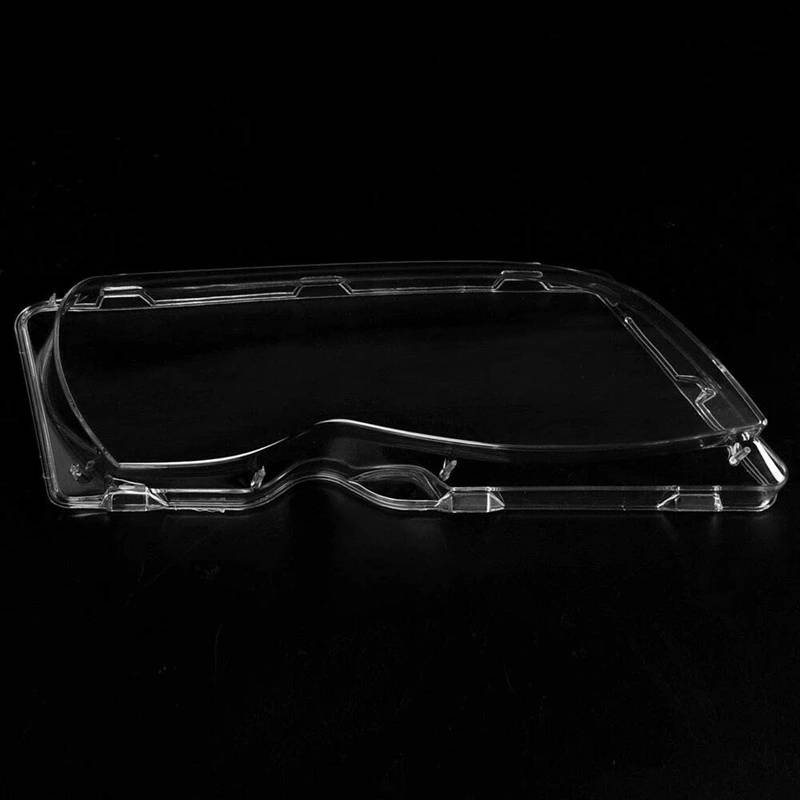 2 Pcs Replacement Left & Right Headlight Protective Shell Cover for E46 4 DR 2002-2005
