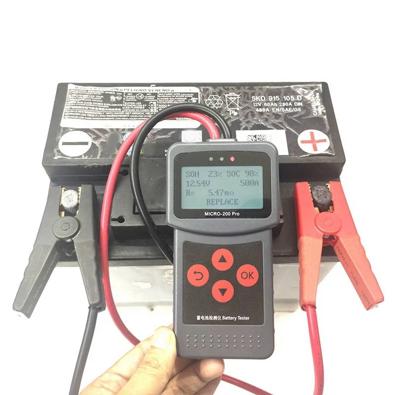 Micro-200Pro 12V 24V Car Battery Tester Diagnostic Tool Digital Alternator Tester