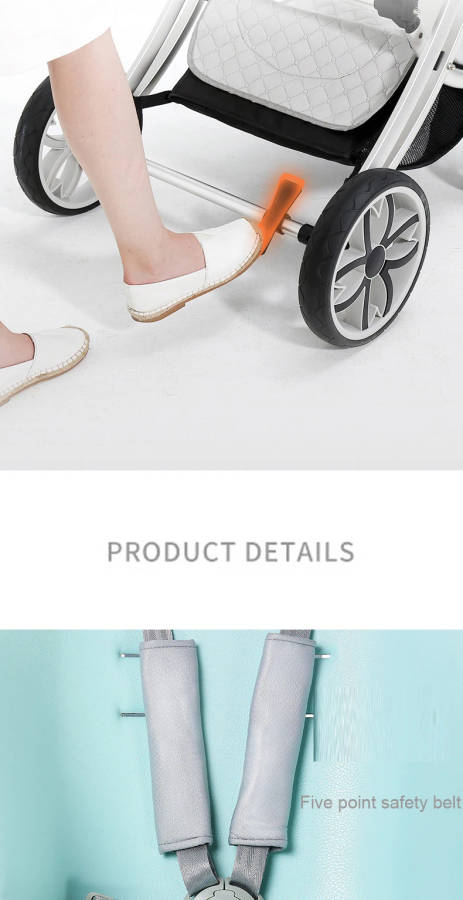 Baby Stroller High Landscape Carriage 2020 New 2 In 1 Infant Travel Pram Baby Carriage Portable Cart