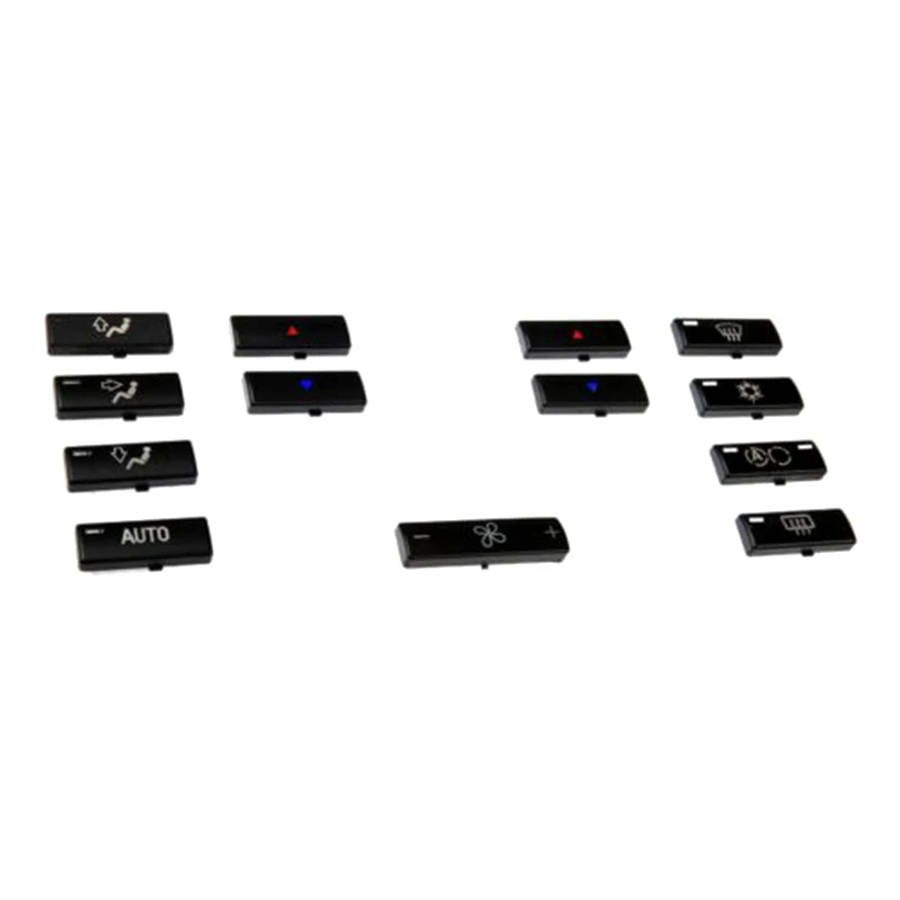 Car Air Conditioner a / C Control Panel Switch Button Key Cover for BMW E39 E53 525I 530I 540I