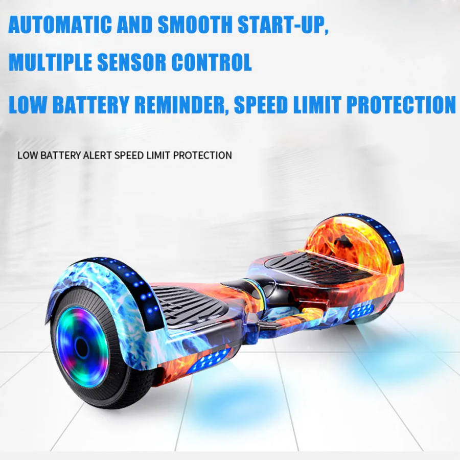 Easter Special 6.5" Hoverboard with Bluetooth Speaker , Led lights and