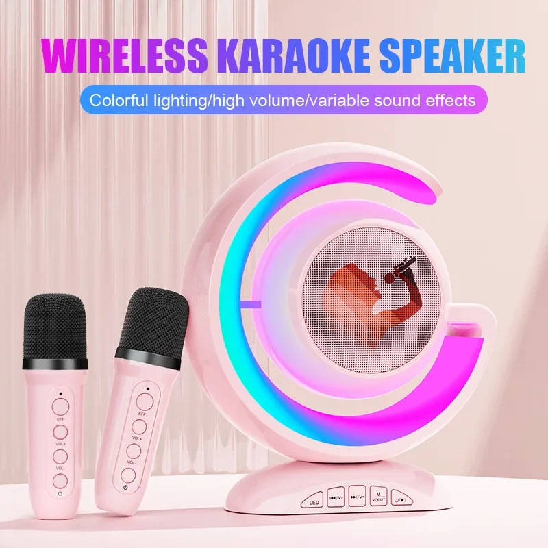 Wireless Bluetooth Speaker Cool LED Light