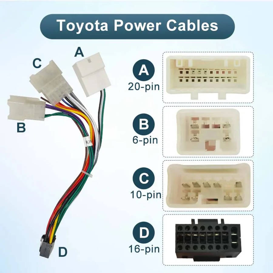 Toyota 7 inch 4GB 64GB QLED Universal Android Multimedia Navigation System