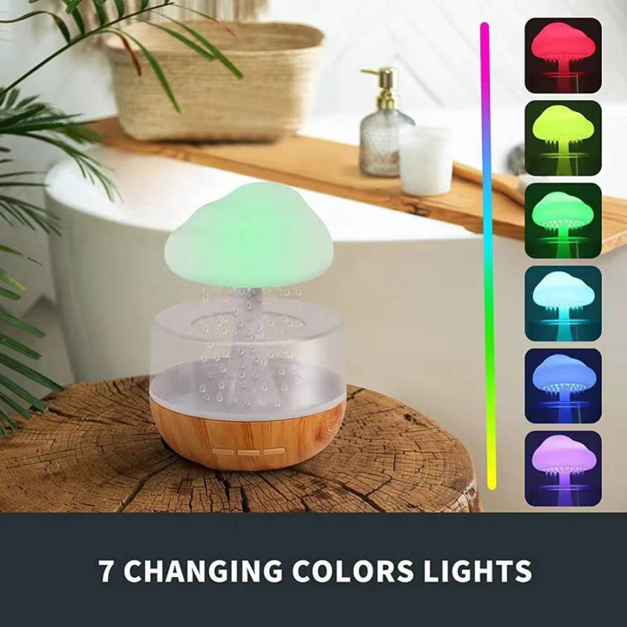 Rain Cloud Night Light Humidifier