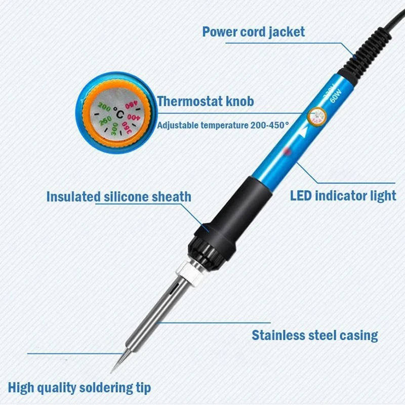 Soldering Iron Kit with adjustable temperature