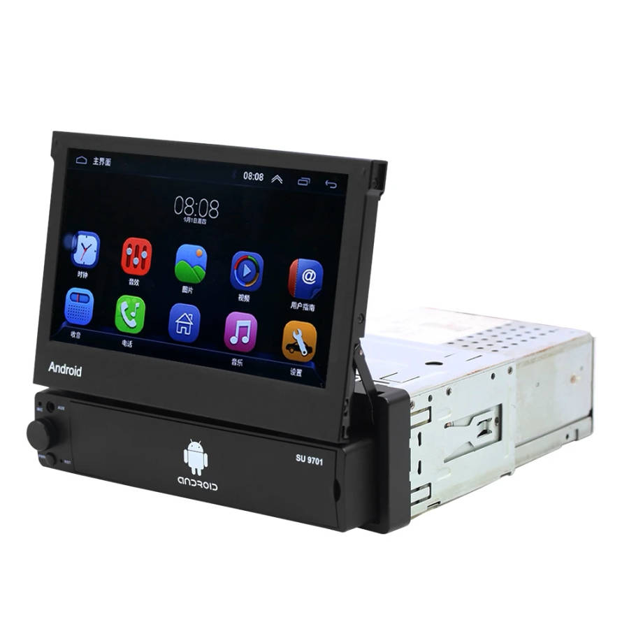 SU 9701 7 inch HD Foldable Universal Car Android Radio Receiver MP5 Player, Support FM & Bluetooth