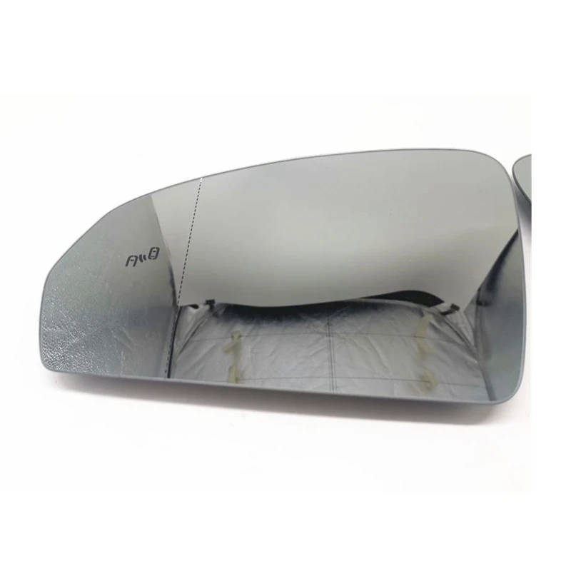 For VW Tiguan L 2016-18 Side Heated Wing Mirror Glass Rearview Mirror Lens With Blind Spot Warning