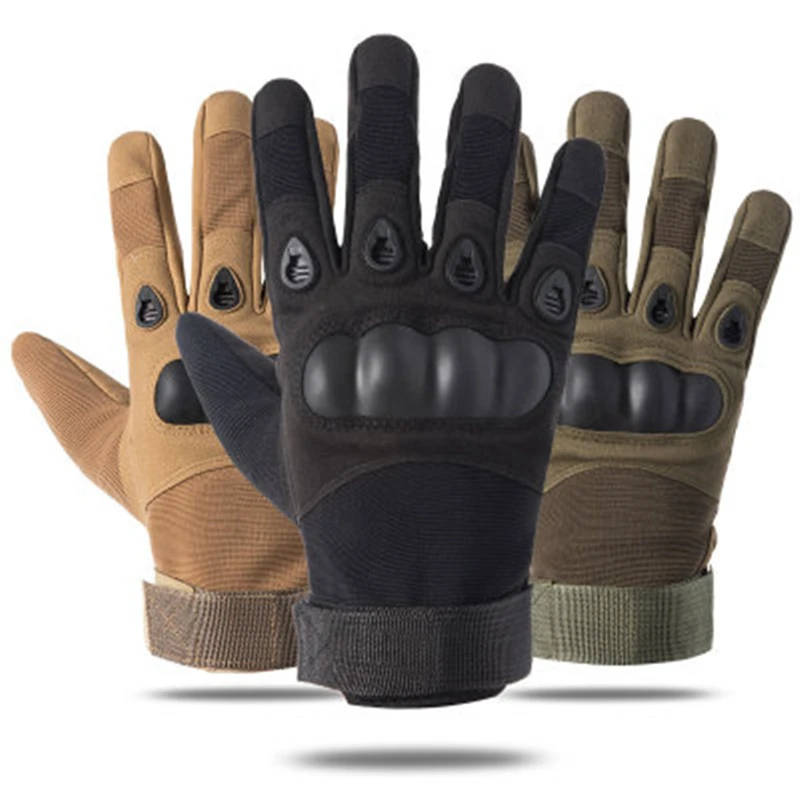 # 6 - Black Glove Full Finger with ventilation